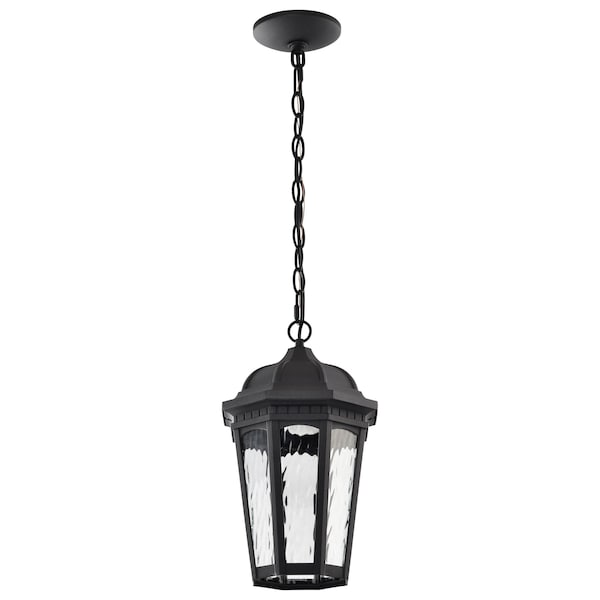 Nuvo East River Outdoor Hanging Fixture LED SMART Starfish RGBTW Matte Black, Clear Water Glass 62/5944 - main